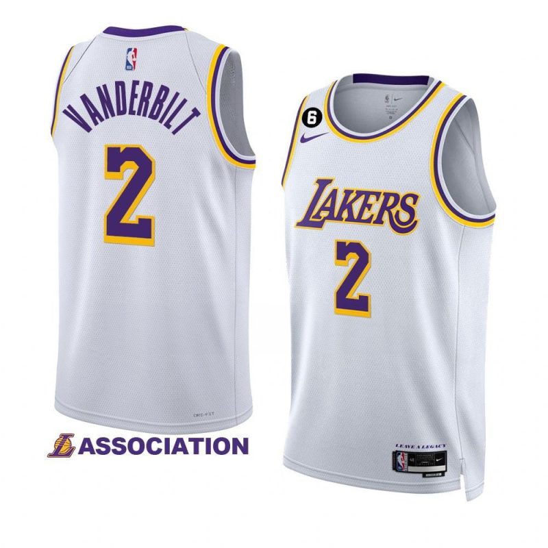 jarred vanderbilt lakersjersey 2022 23association edition