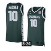joey hauser green jersey limited basketball