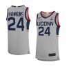 jordan hawkins limited jersey alternate basketball gray