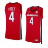 jusaun holt red jersey away basketball replica 2022