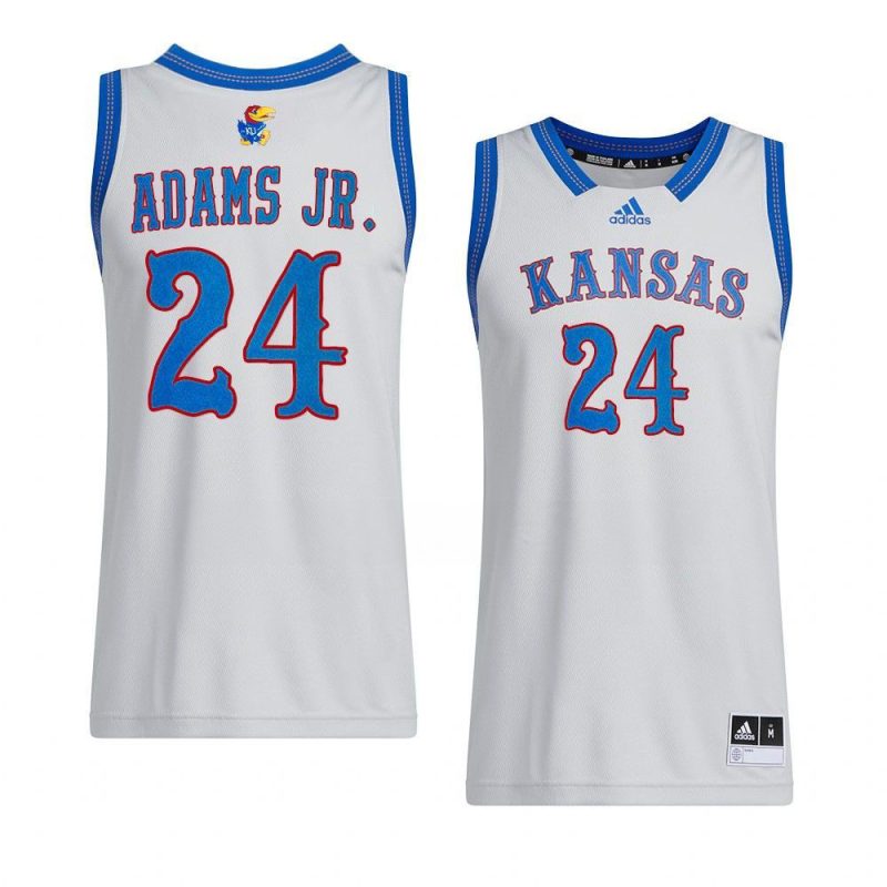 k.j. adams jr. jersey swingman basketball grey 2022