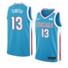 malachi smith n7 jersey college basketball blue 202