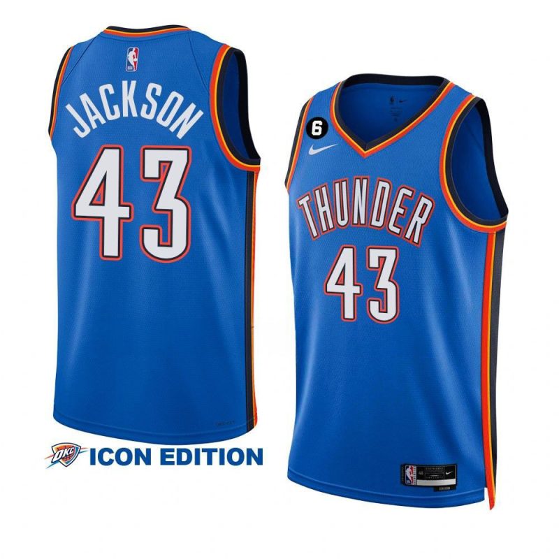 men justin jackson blue icon edition thunderjersey