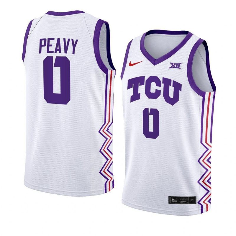 micah peavy white jersey home basketball 2022 23