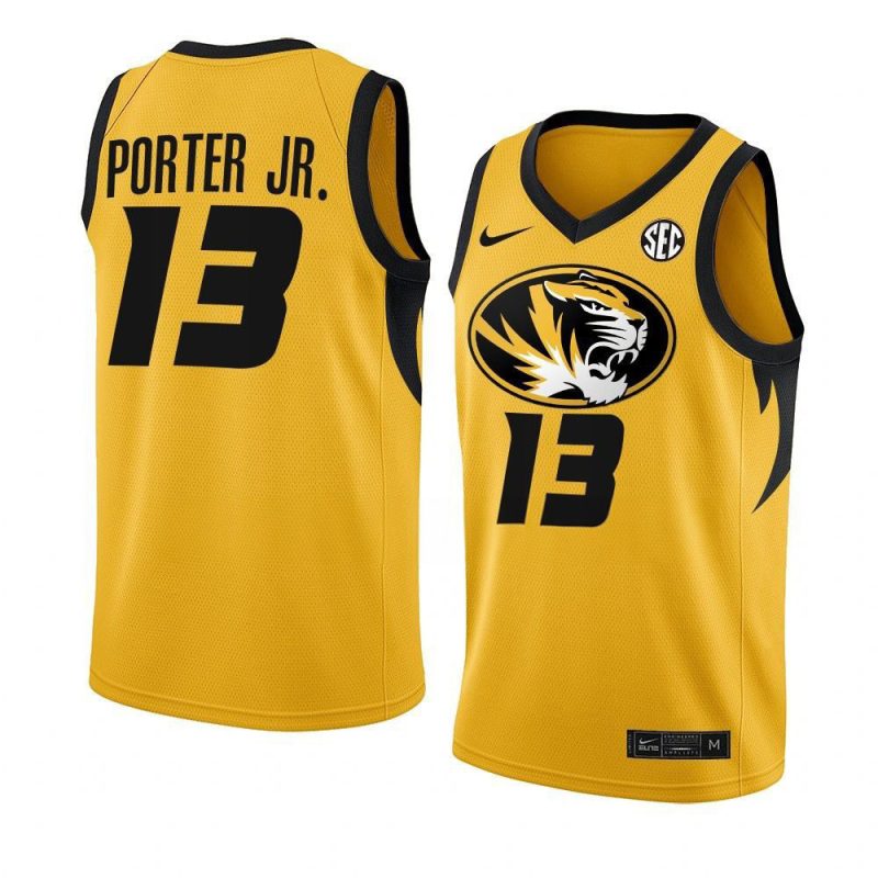 michael porter jr. gold jersey alumni basketball