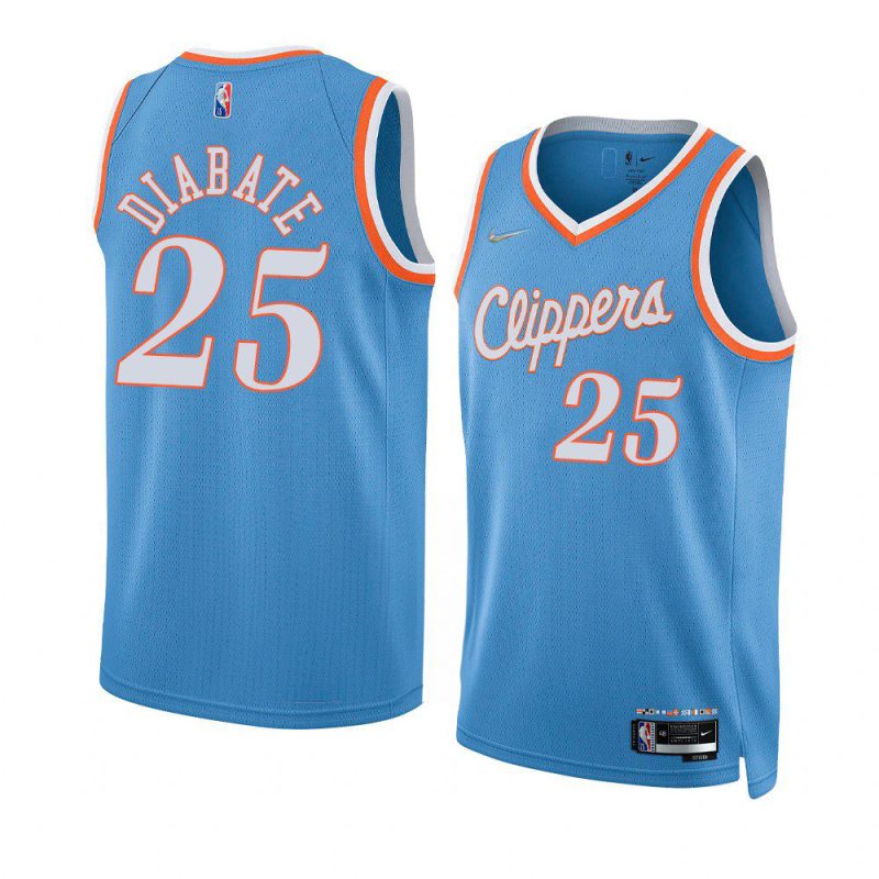 moussa diabate chargers city edition blue 2022 nba