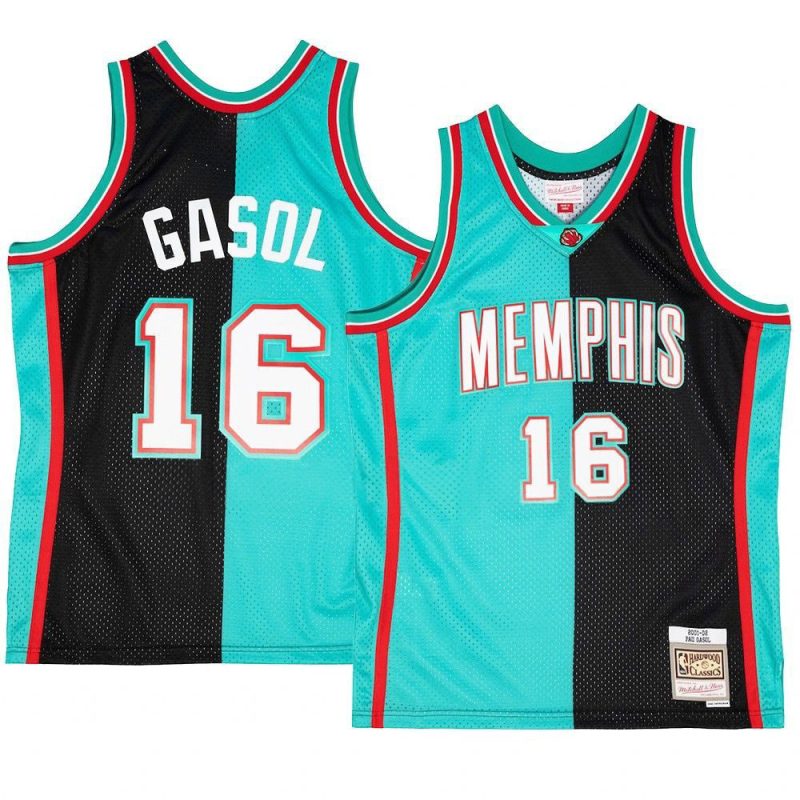 pau gasol split swingman jersey hardwood classics 2