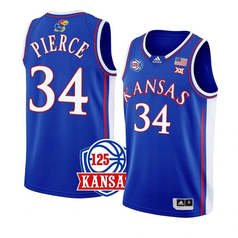 paul pierce away jersey 125th anniversary blue 2022