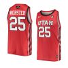 rollie worster red jersey away basketball 2022 23