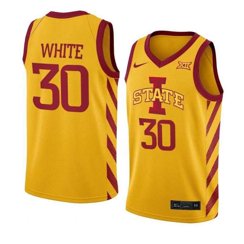 royce white jersey college basketball gold