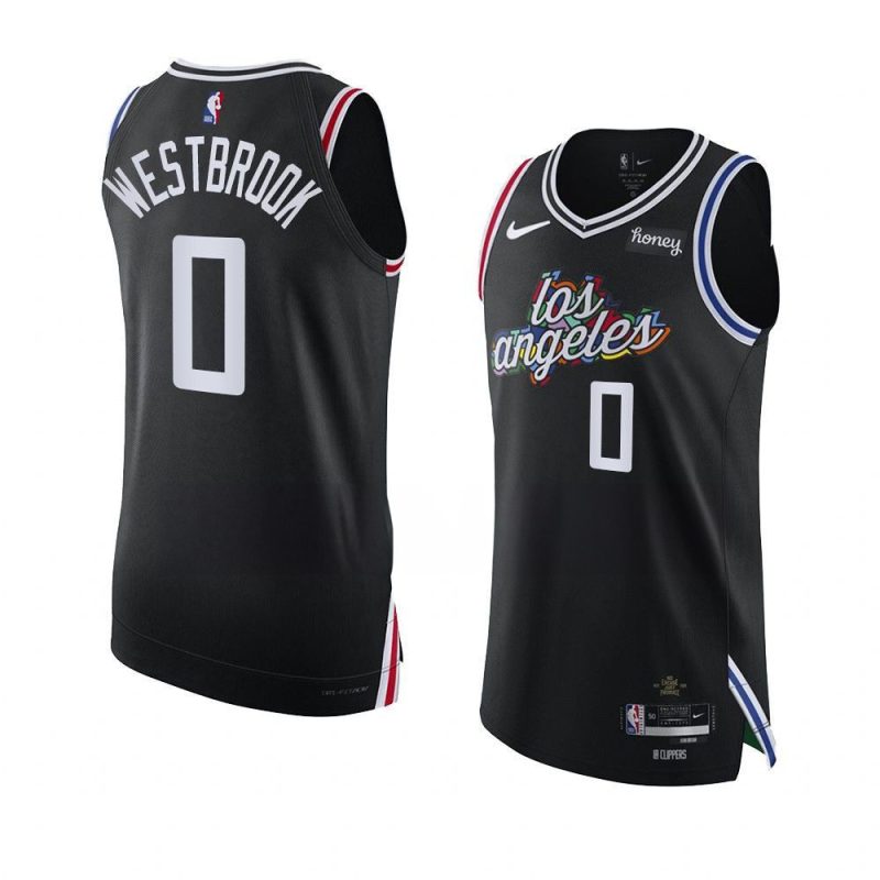 russell westbrook la clippers jersey authenticcity edition