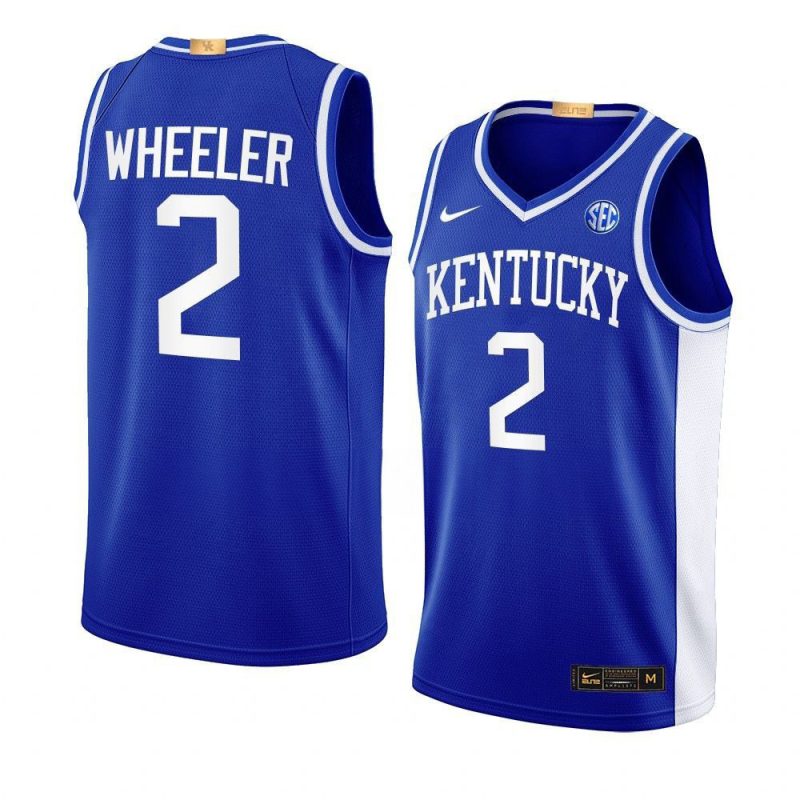 sahvir wheeler royal jersey throwback basketball go yythkg