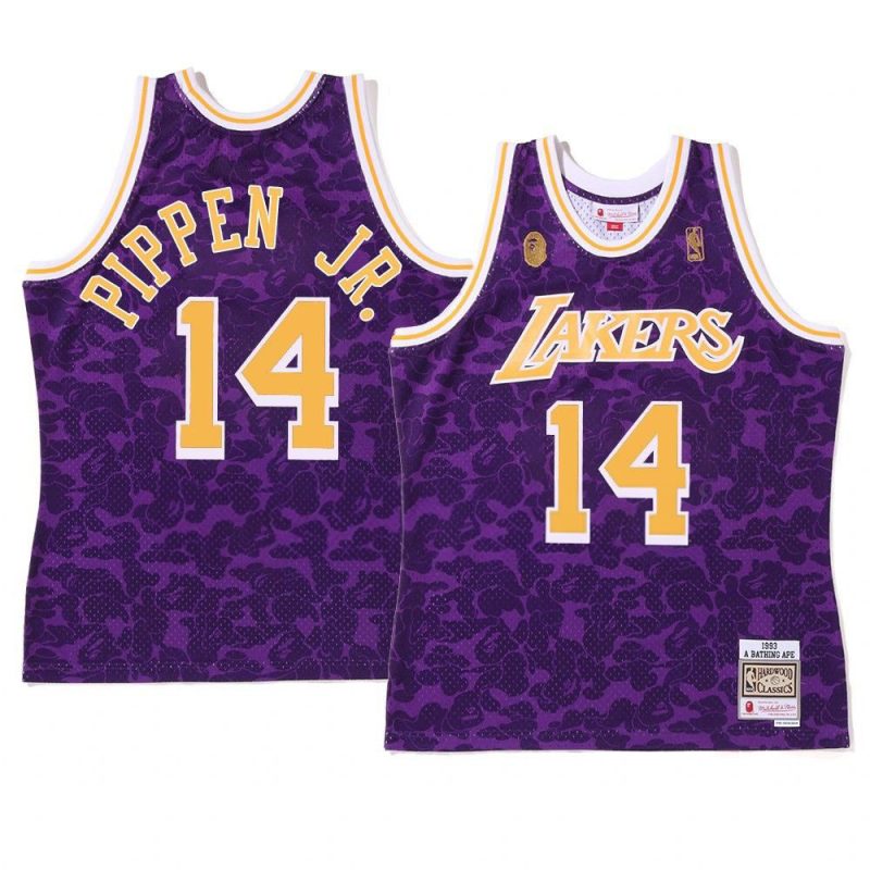 scotty pippen jr. camo tanktop jersey 2022 bape yyt