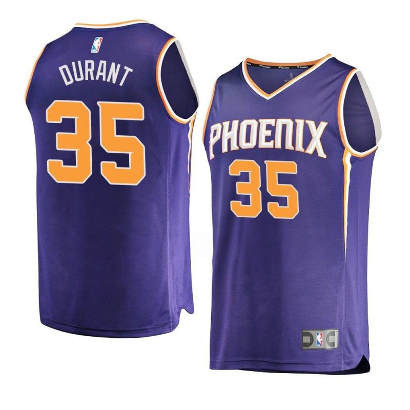 suns kevin durant purple black replica icon edition