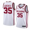 tanner groves home jersey college basketball white