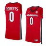 terry roberts red jersey away basketball replica 20