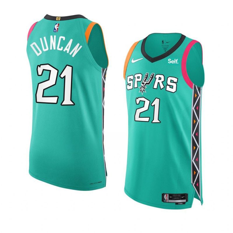 tim duncan 2022 23spurs jersey city editionauthentic yythk