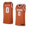 timmy allen jersey limited basketball orange 2022 2