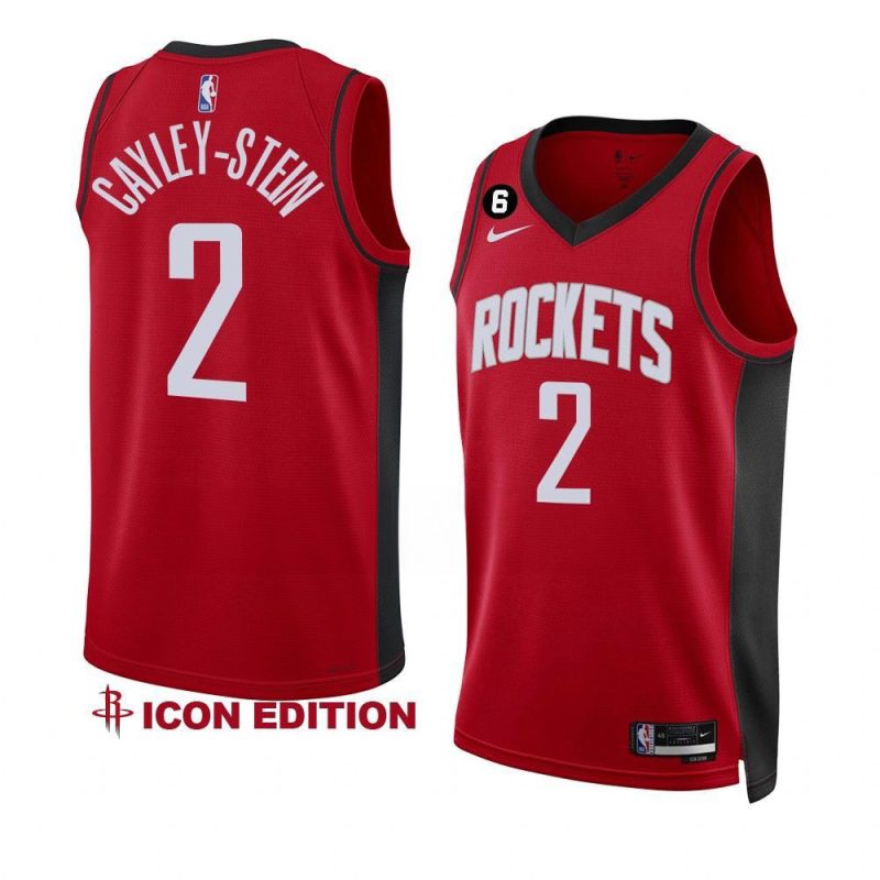 willie cayley stein rocketsjersey 2022 23icon edition yyth