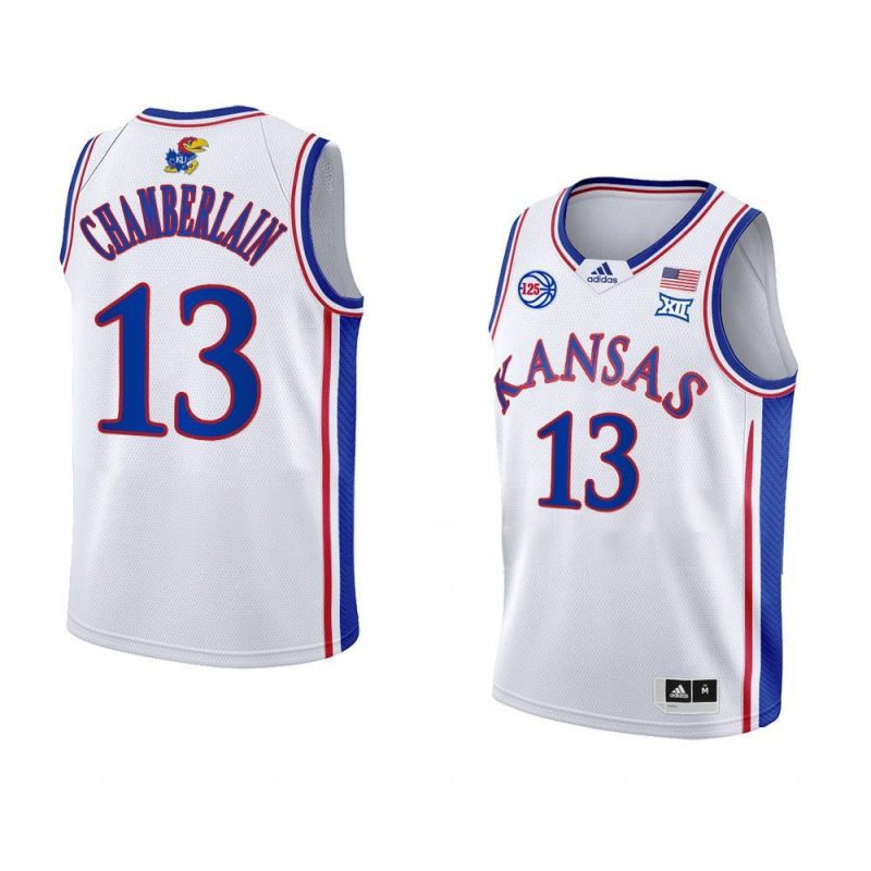 wilt chamberlain kansas jayhawksjersey college basketball