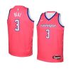 youth bradley beal wizards pink city edition jersey